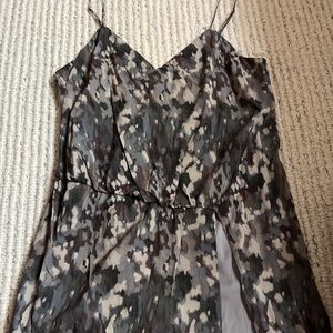 Haute Hippie romper w dress overlay